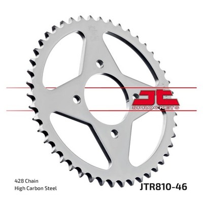 Kettenrad 46 Zähne für Suzuki TU 125 XTU 80 kmh Baujahr 1999 von jt-Sprockets