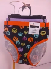 Way To Celebrate Ladies 3 Pack Halloween Hipsters Size S(4-6) - New         (65)