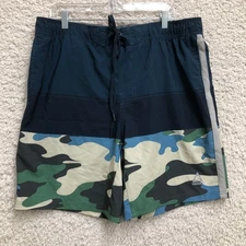 Gerry Shorts Extra Large Adult Blue Camo Boardshorts Swim Trunks Surfing Mens XL