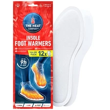 Insole Foot Warmers - 12 Pairs – 9h of Extra Warmth - Instant Heat - Air Acti...