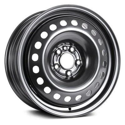 RT 17'' STEEL WHEEL 5 LUG X47510 Wheels 17x7 (40, 5x110) Black Rims Set of 4