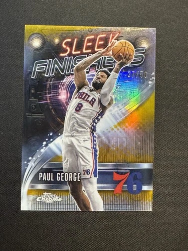 2025 Topps Chrome Paul George Refractors Gold (RAW)