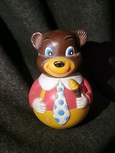 Vintage Bear Toy Rattler