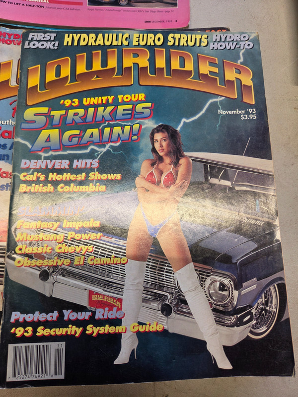 Vintage LOWRIDER Magazine November 1993 Unity Tour