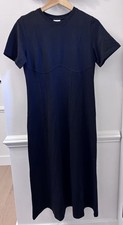 Kowtow Black Form Dress XS 100% Organic Cotton Short-Sleeved