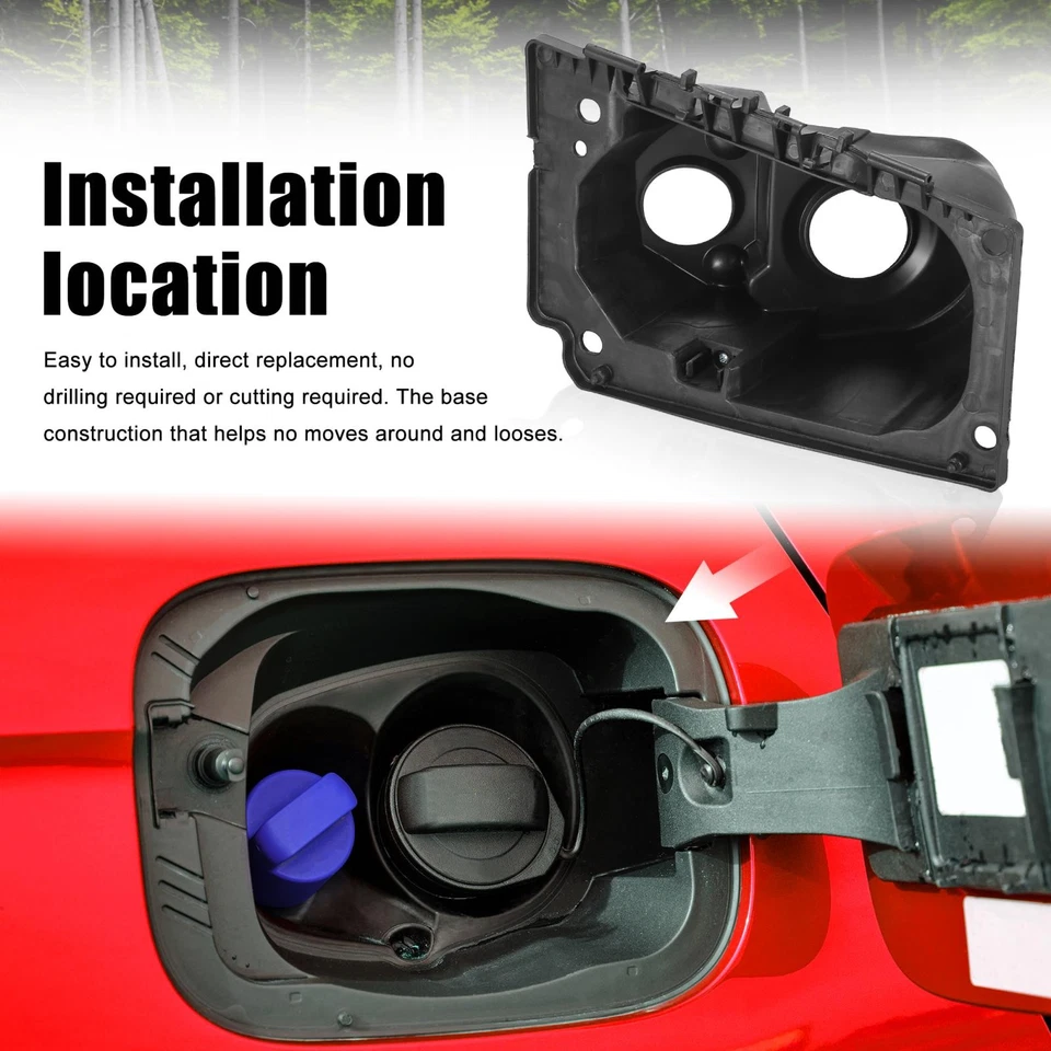 68169762AC Carcasa de puerta de llenado de combustible para automóvil para Ram Promaster 1500 2500 3500 2014-19 Foto 3 de 4