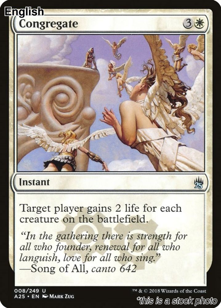 Congregate [A25 - 8] Masters 25