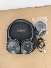 JVC HA-NC250 Wired Noise-Cancelling Headphones with Case NEW EARPADS Tested 