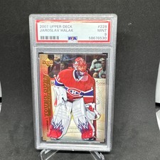 2007 Upper Deck #228 Jaroslav Halak Young Guns Rookie RC PSA 9 LOW POP!!