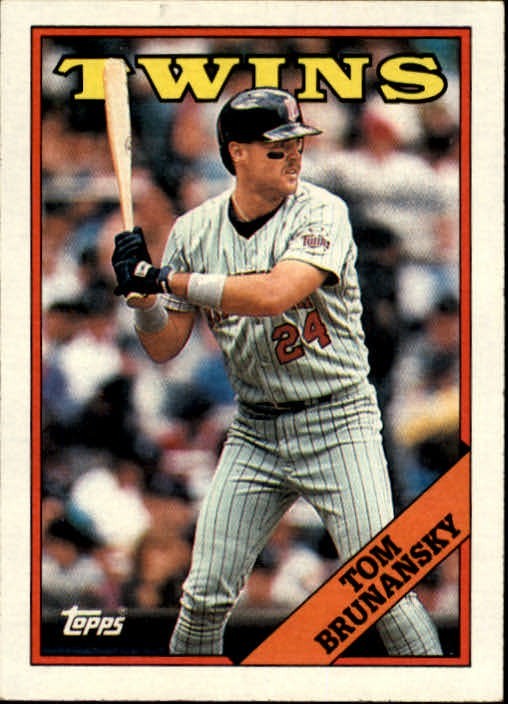 1988 Topps #375 Tom Brunansky - Minnesota Twins Baseball Card