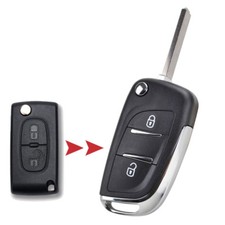 Remote Key Fob Case Flip Shell For Peugeot 308 207 3008 5008 807 For Citroen C2