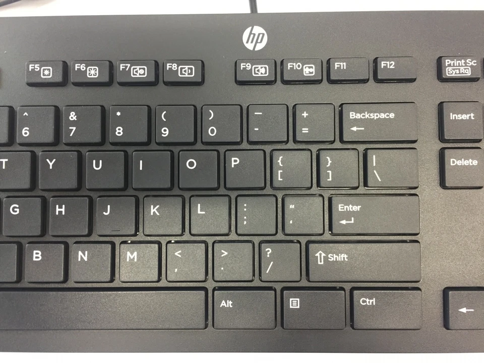 HP USB Keyboard Slim Wired For Professional Business Use Computer PC Desktop - Image 4 of 4