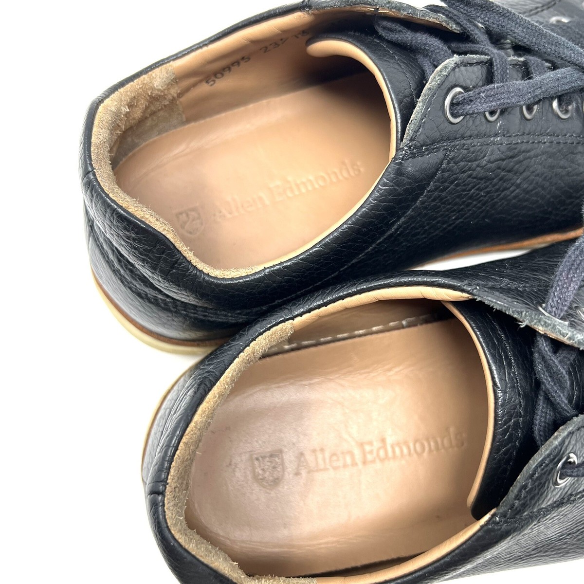 Allen Edmonds Porter Derby Black Sneaker Shoes Mens Size 10 