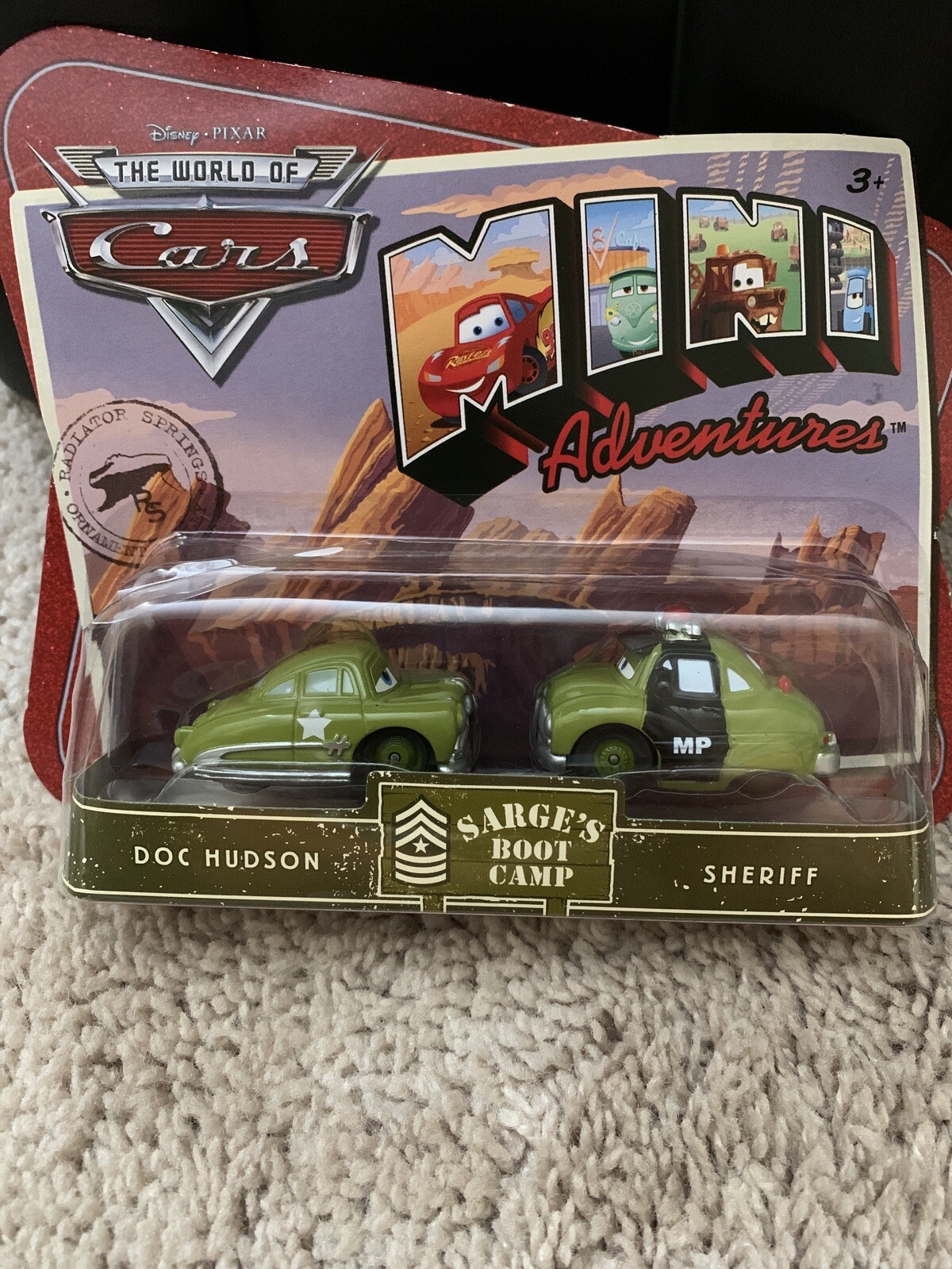 Disney Pixar Cars Mini Adventures Sarge's Boot Camp Doc Hudson ...