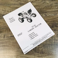 Sears 917.25741 ST/16 Garden Tractor Operators Manual Owners Book Repair Parts