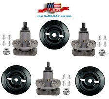 3 Spindle Assembly W/ Pulley For John Deere L120 L130 Scotts L2048 L2548 Scotts