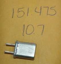 Vintage Scanner Radio Crystal - 151.475 MHz / 10.7 iF / HC-25/U
