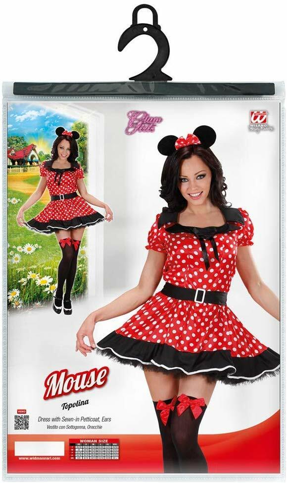 Costume Topo Da Donna, Orecchie Mouse Con Fiocco, Costume Balletto