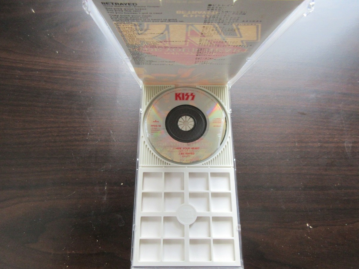 KISS Hide Your Heart Betrayed Japan 3 inch CD Single 1989