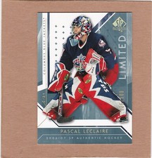 2006-07 SP Authentic Limited 026/100 Pascal Leclaire #73 NM+ SEE SCAN