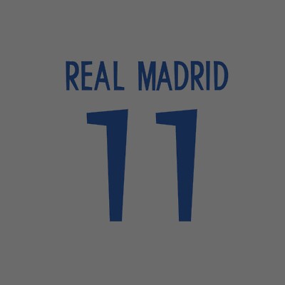 Raul #7 Name Set 99/00 Madrid Home Jersey - Fan Style Heat