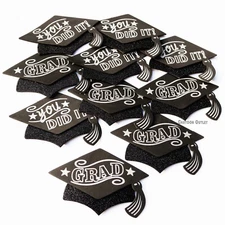 10 pc Graduation Cap Foam Decoration CENTERPIECE Girl Boy RECUERDOS CAP