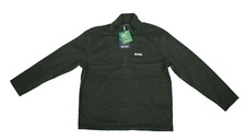 Regatta Thompson Half Zip Light Thermal Fleece Jacket Dark Khaki Camping Men 2XL