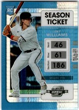 2022 Panini Chronicles #20 Luke Williams Contenders Optic Hyper