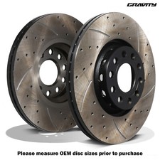 DISCHI FRENO ANTERIORI FORATI SCANALATI 312MM PER SKODA SUPERB 3U 01-08