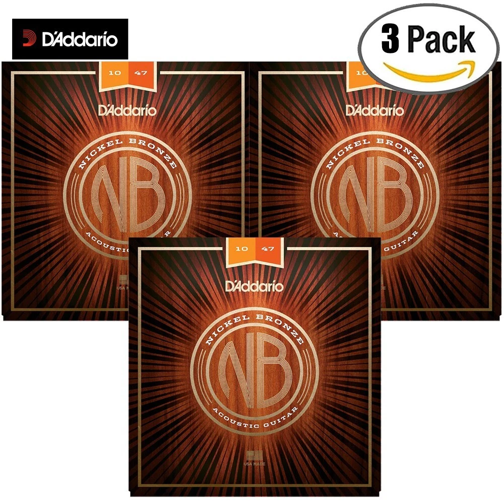 Nickel acoustic sale guitar strings