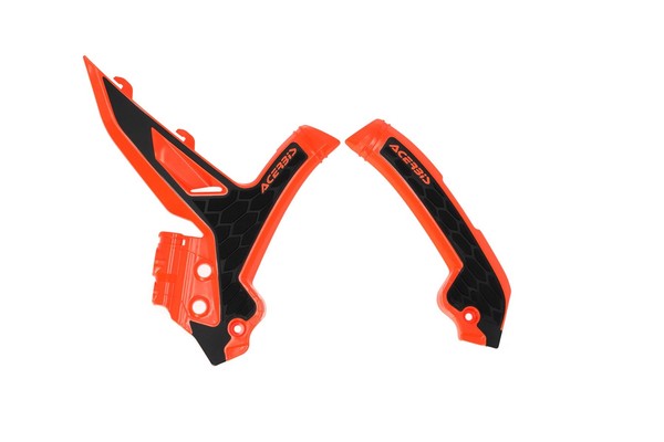 Acerbis X-Grip Rahmenprotektoren FüR KTM SX-F 250 2023-2025 Orange Schwarz-image