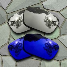 US Silver Violet Blue Lenses Replacement For-Spy Optic Dirk Polarized