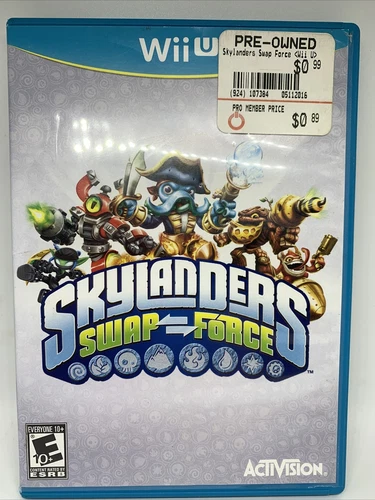 Skylanders: Swap Force (Nintendo Wii U, 2013) Game CIB Tested And Working