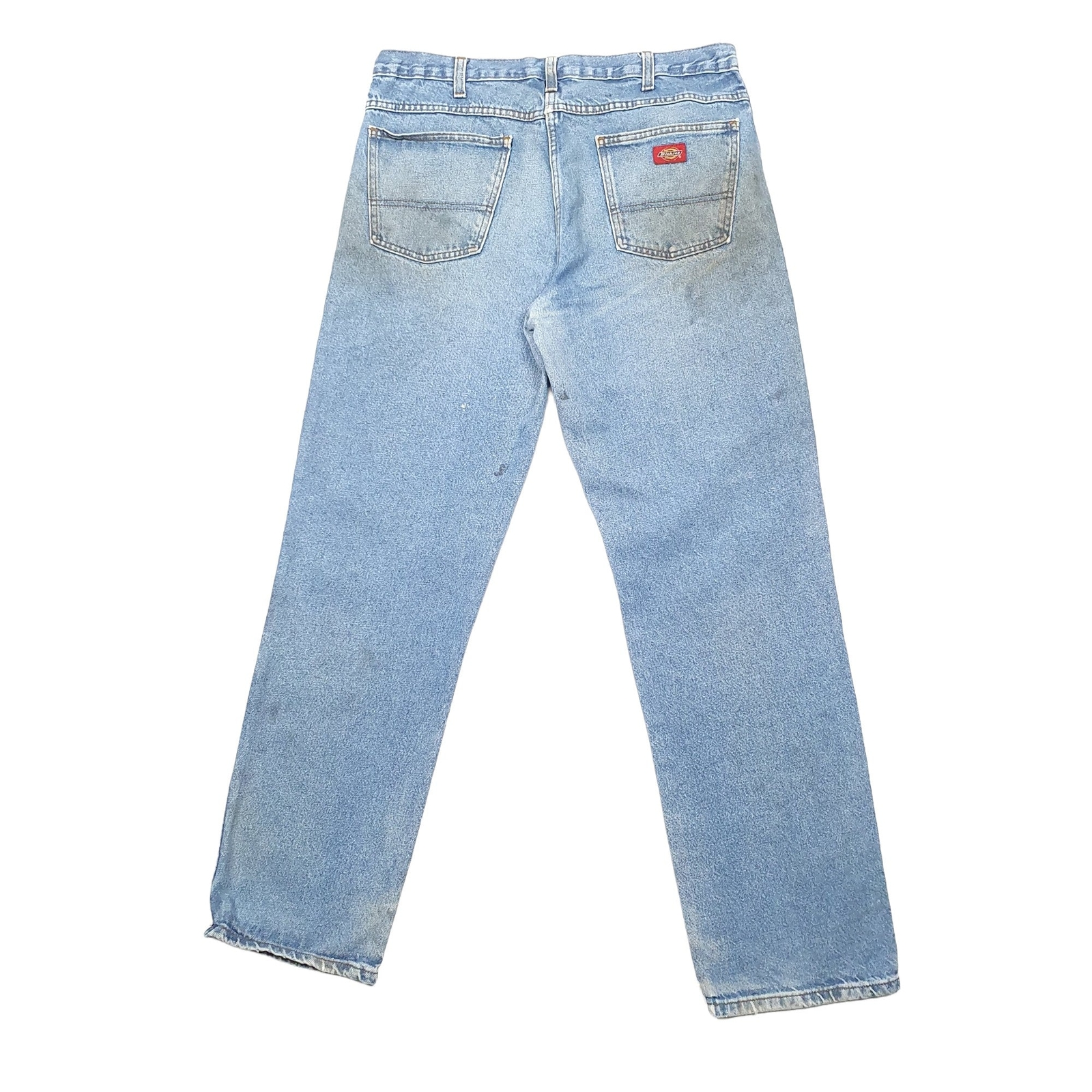 Mens DICKIES Regular Regular Fit Blue Denim Jeans Trousers W36 L32 image 3