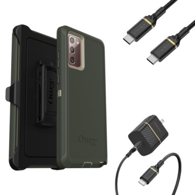 OtterBox Defender Case & Holster for Galaxy Note 20 - with C 20W Charger