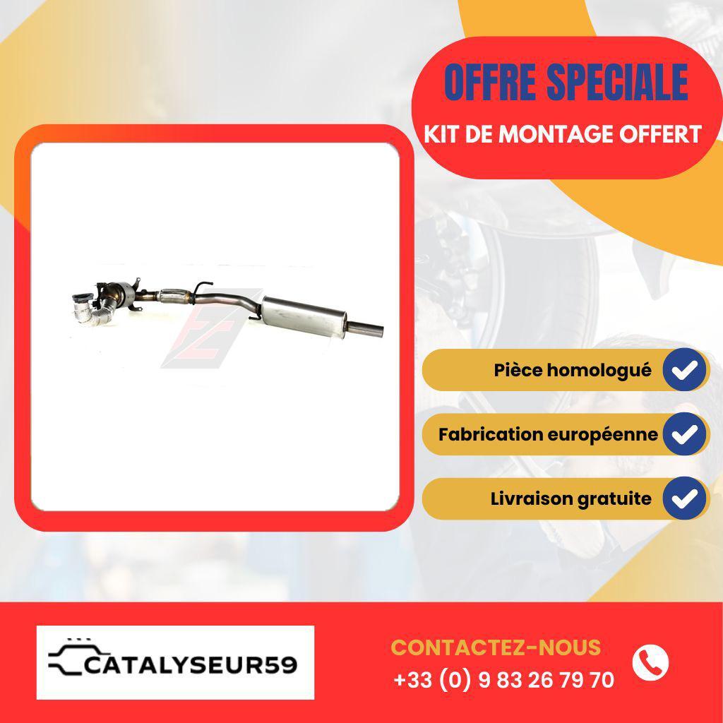 Catalyseur Seat Ibiza 1.4i TSI anti pollution pour échec contrôle technique CAVE CTH
