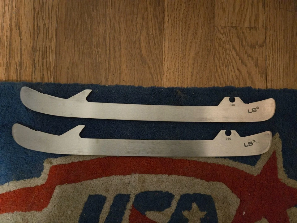 NEW Bauer Tuuk LS3 280 Steel Runners HOCKEY SKATE BLADES PRO STOCK NEVER SHARPEN - Image 3 of 3