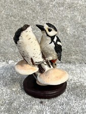 VINTAGE GREAT SPOTTED WOODPECKER THE COUNTRY BIRD COLLECTION EAGLEMOSS