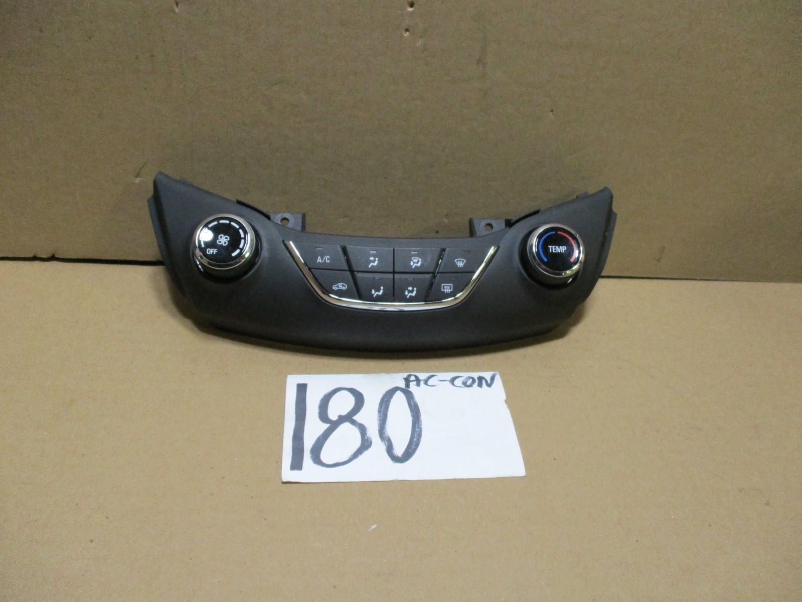 2016 2017 Chevrolet Cruze AC and Heater Control Used Stock #180-AC 