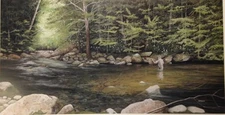 Rise on the Little River (Fly Fishing) by Steven Spangler