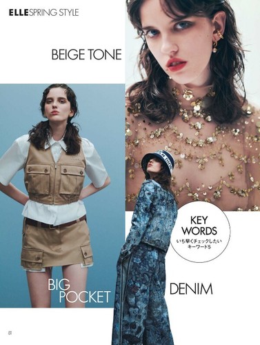 ELLE JAPON Cover LISA BLACKPINK February 2023 Fashion Japanese Magazine - Picture 10 of 24