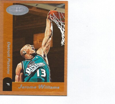 2000-01 Jerome Williams NBA Hoops Hot Prospects Card Detroit