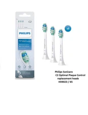 3-pack Philips Sonicare #C2 Plaque Control Brush Heads HX9023/65 -- Ships Free