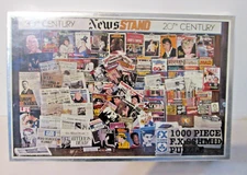 NEW Sealed 1000 Piece Puzzle 20th Century Newstand F.X. Schmid 26.5 x 17.25"