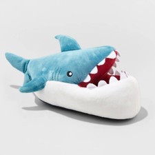 Cat Jack Shark Slippers Toddler Boys Size XL Knox Shark Loafers A5035