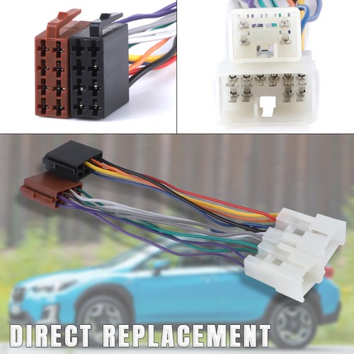 Arnés de cableado ISO Enchufe de radio estéreo Conector de cableado Adaptador para Toyota - Imagen 3 de 12