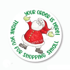 Your Order is Here Christmas Thank You for Shopping Small Retail Mailing Labels