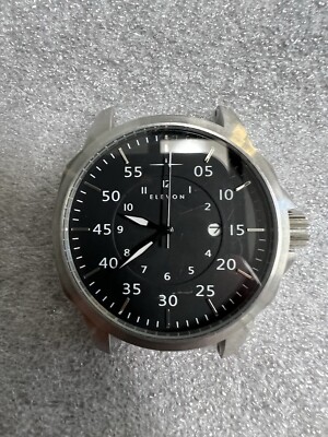 Elevon Hughes Men Aviator Style Black, No Band, Needs Battery