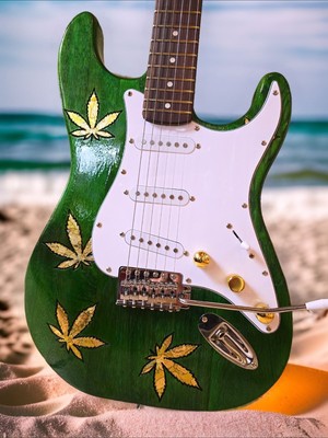 E-Gitarre Unique Design (Sticky Blossom)