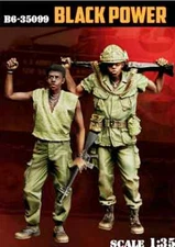 1/35 resin figure model Vietnam War 2 US soldiers unassembled unpainted